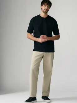 Black Relaxed Fit Heavyweight T-Shirts 3 Pack