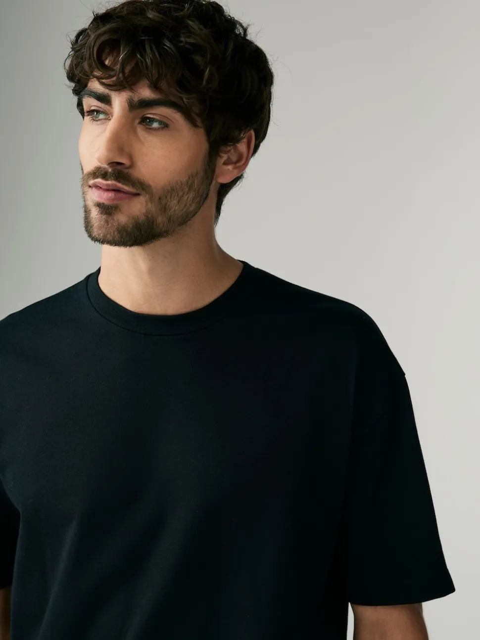 Black Relaxed Fit Heavyweight T-Shirts 3 Pack