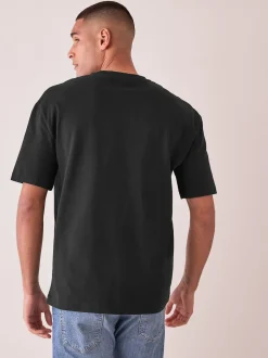 Black Relaxed Fit Heavyweight T-Shirt