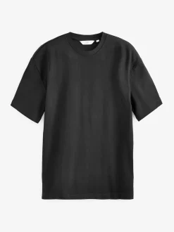 Black Relaxed Fit Heavyweight T-Shirt