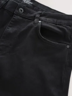 Black Relaxed Fit Motionflex Jeans