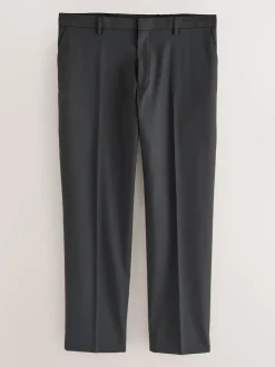 Black Relaxed Fit Tuxedo Trousers