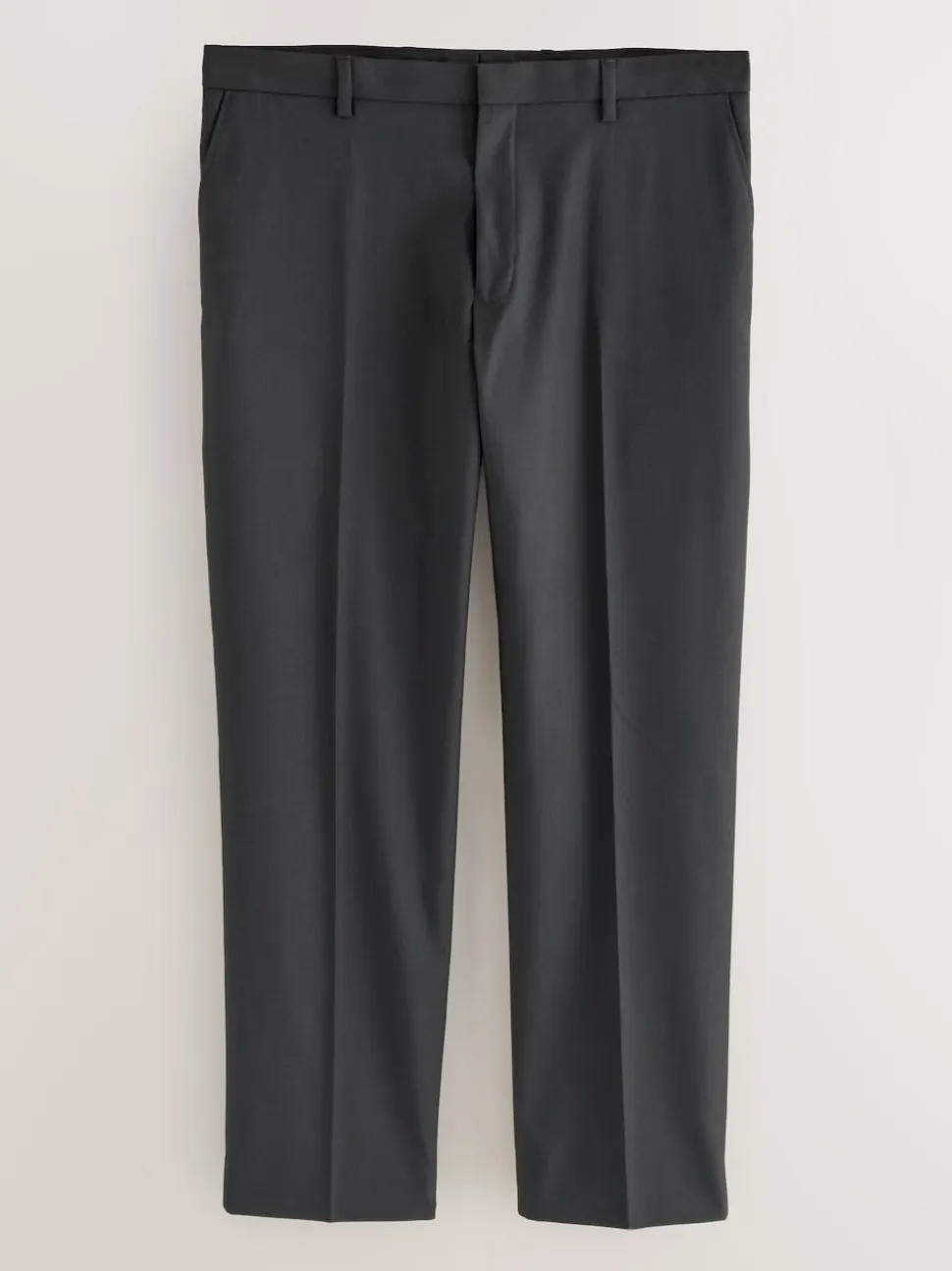 Black Relaxed Fit Tuxedo Trousers