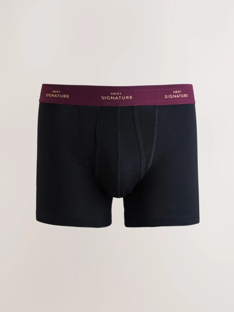 Black Rich Colour Waistband 4 pack Signature A-Fronts Boxers