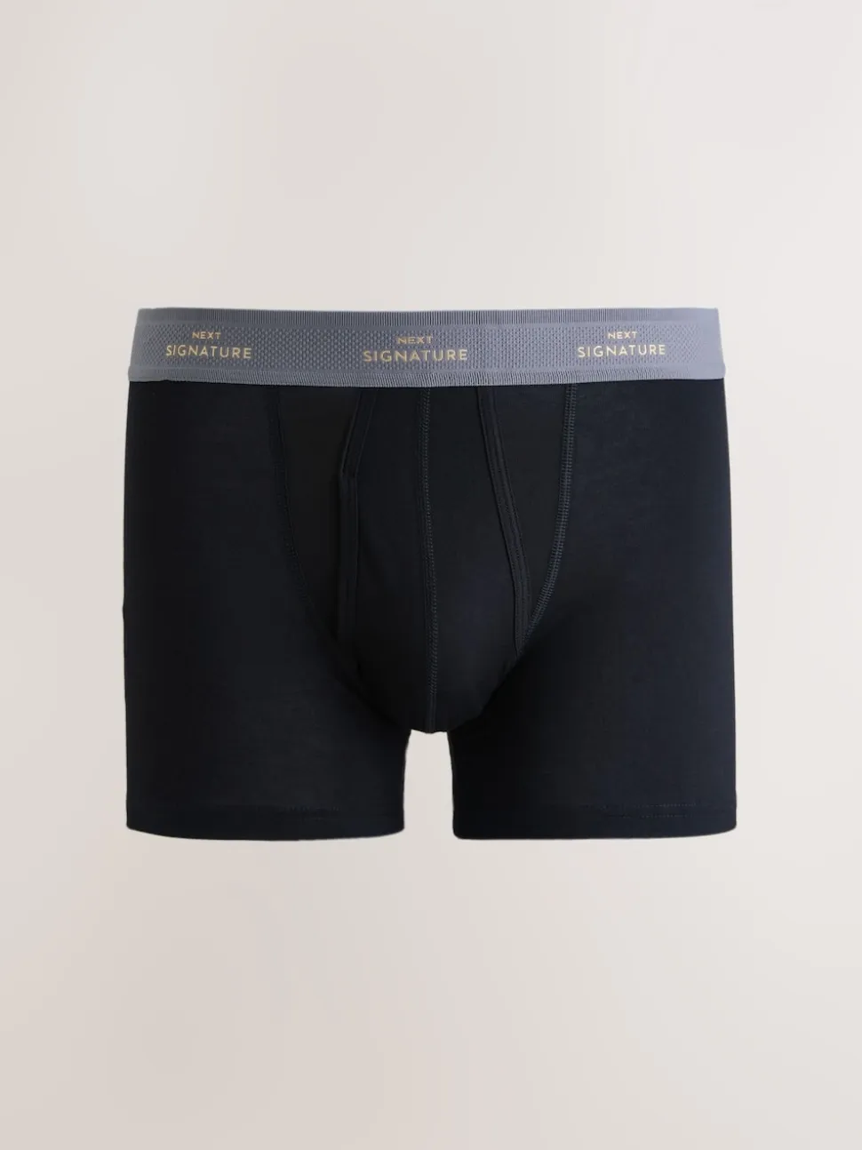 Black Rich Colour Waistband 4 pack Signature A-Fronts Boxers