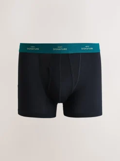 Black Rich Colour Waistband 4 pack Signature A-Fronts Boxers