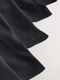 Black Rich Marl Waistband A-Front Boxers 10 Pack