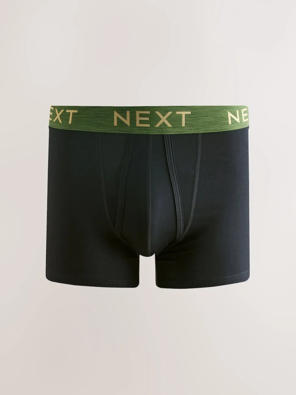 Black Rich Marl Waistband A-Front Boxers 10 Pack