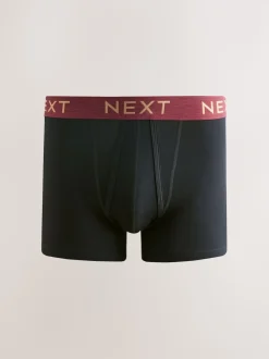 Black Rich Marl Waistband A-Front Boxers 10 Pack