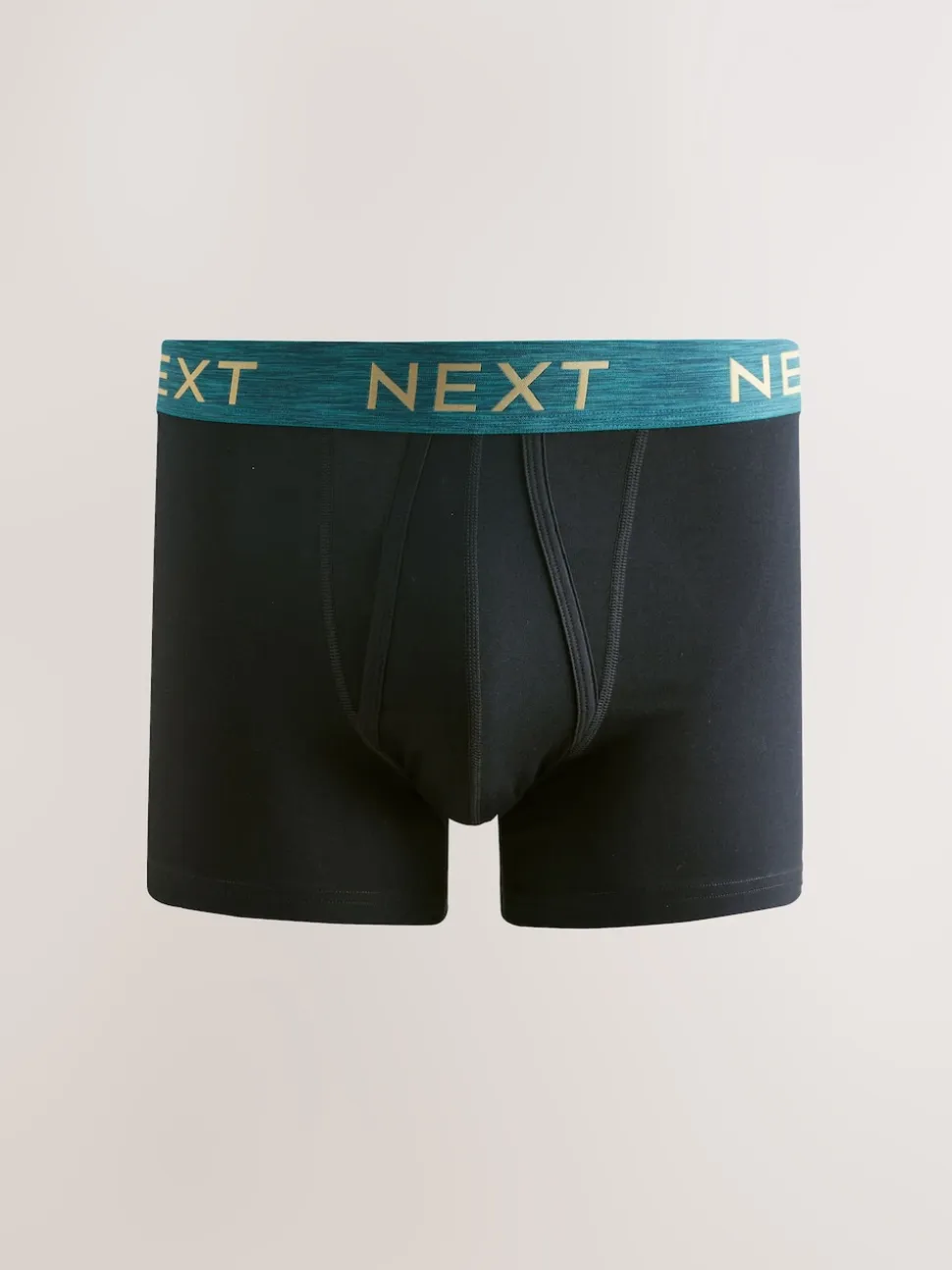 Black Rich Marl Waistband A-Front Boxers 10 Pack