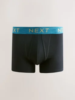 Black Rich Marl Waistband A-Front Boxers 10 Pack