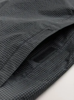 Black Ripstop DryTech Lightweight Waterproof Packable Jacket