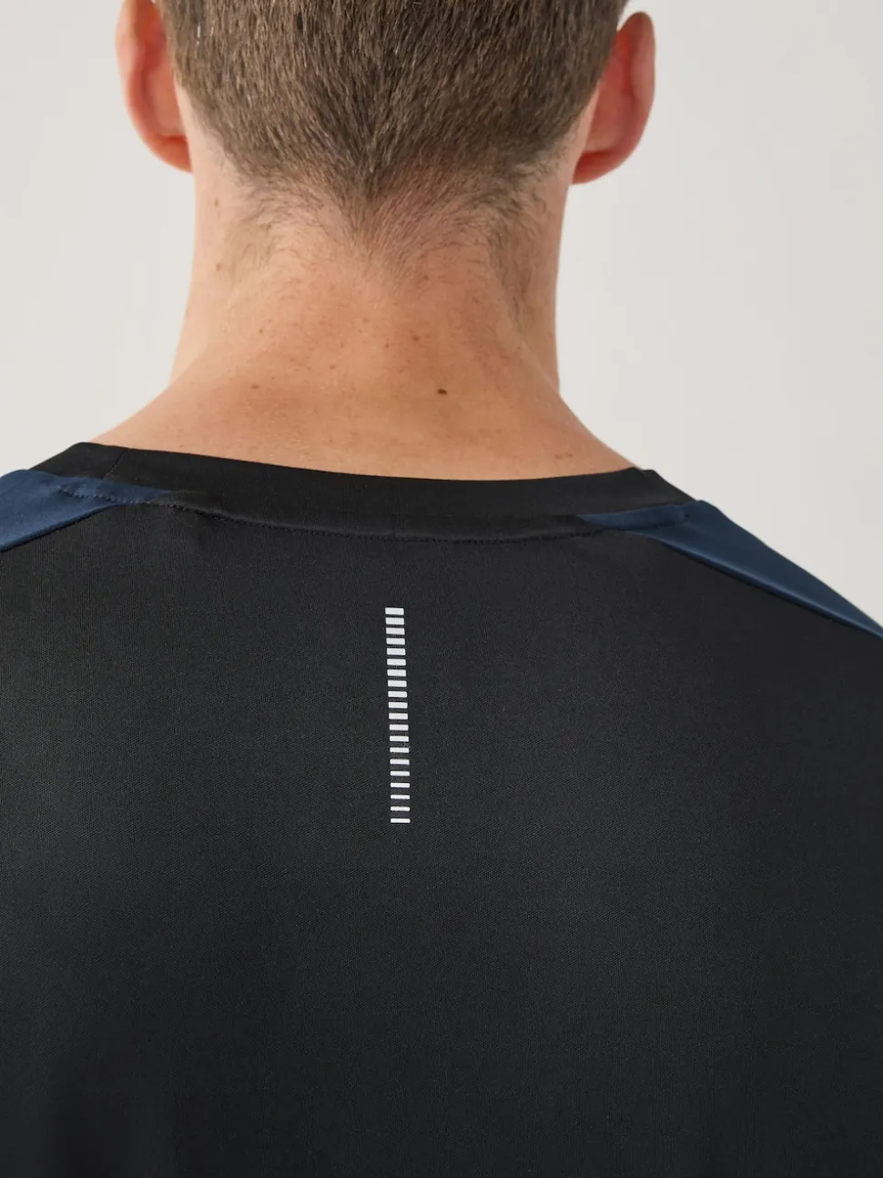 Black Short Sleeve Tee Active Training Top