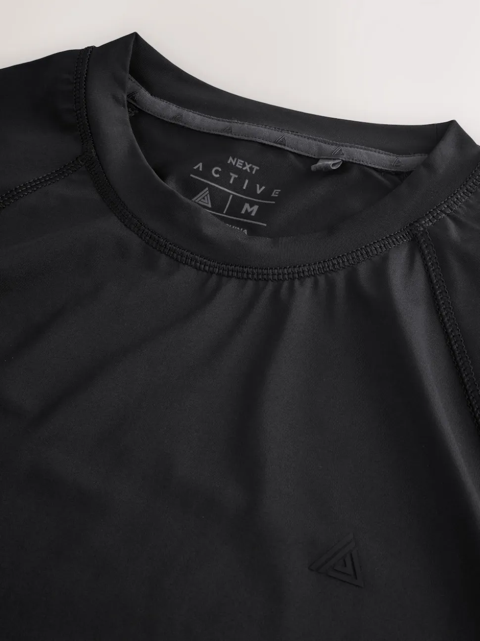 Black Short Sleeve Tee Active Thermal Base Layer