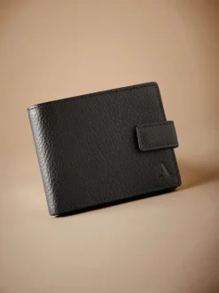 Black Signature Monogram Wallet