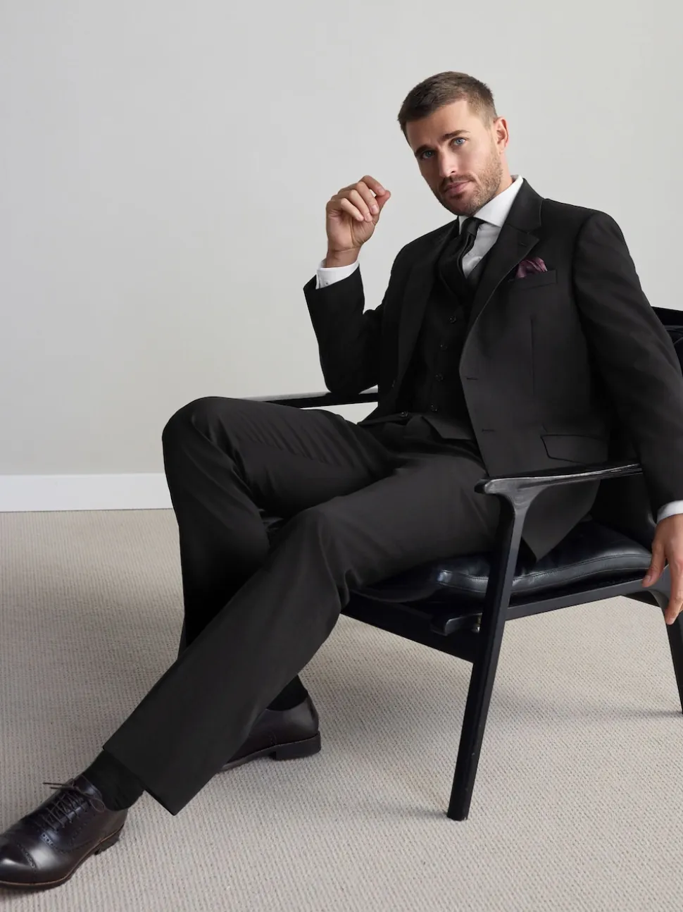 Black Signature Nova Fides Wool Waistcoat