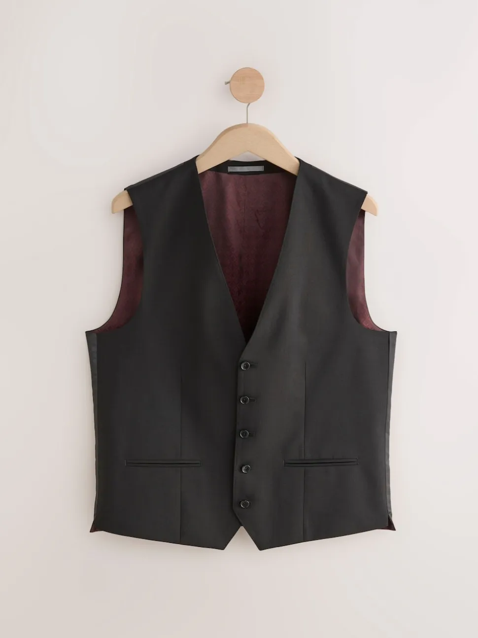 Black Signature Nova Fides Wool Waistcoat