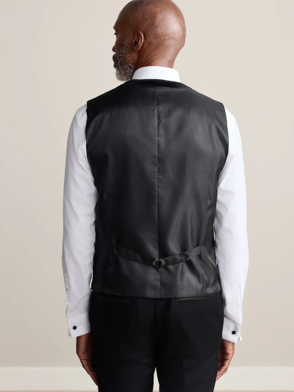Black Signature Pontoglio Italian Velvet Waistcoat