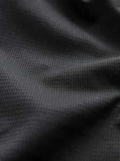 Black Signature Tailored Waistband Swim Shorts