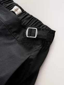 Black Signature Tailored Waistband Swim Shorts
