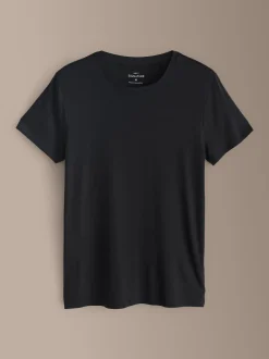 Black Signature TENCEL™ Lyocell T-Shirts 2 Pack