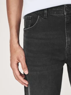 Black Single Slim Fit Classic Stretch Jeans