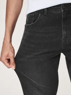 Black Single Slim Fit Classic Stretch Jeans