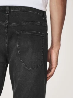 Black Single Slim Fit Classic Stretch Jeans