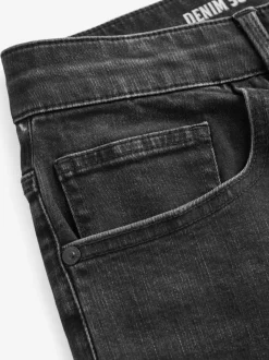 Black Single Slim Fit Classic Stretch Jeans