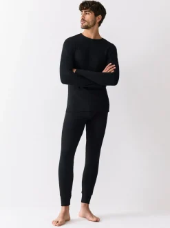Black Single Thermogen Long Sleeve Top