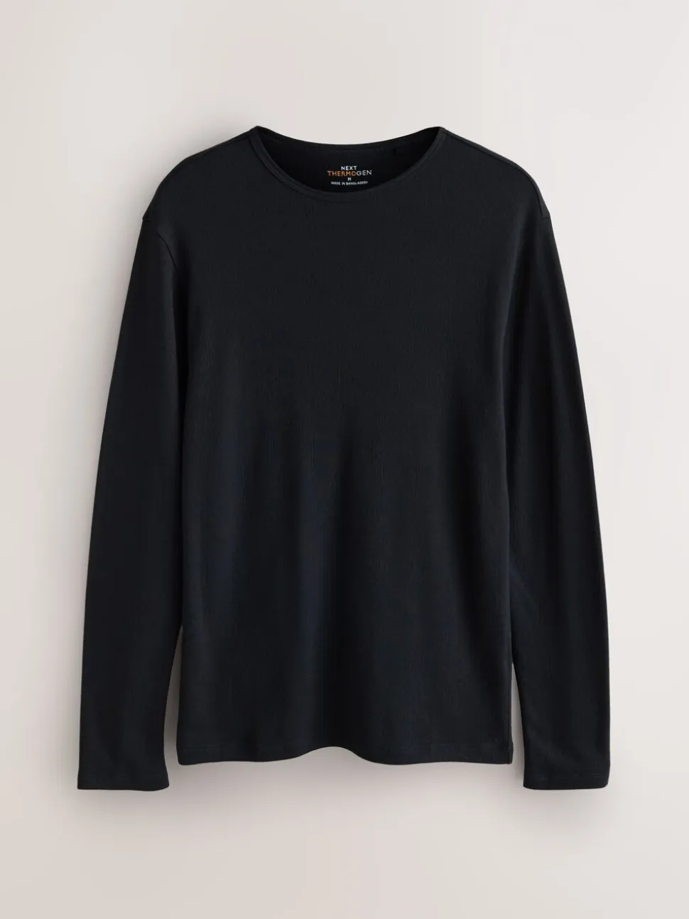 Black Single Thermogen Long Sleeve Top