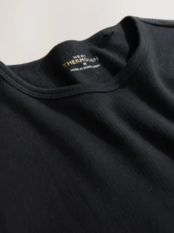 Black Single Thermogen Long Sleeve Top