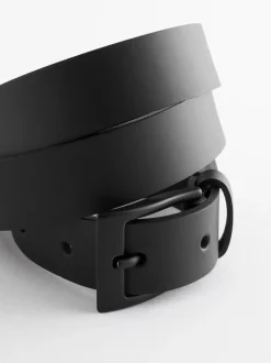 Black Skinny Belt