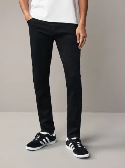 Black Skinny Fit Comfort Stretch Jeans