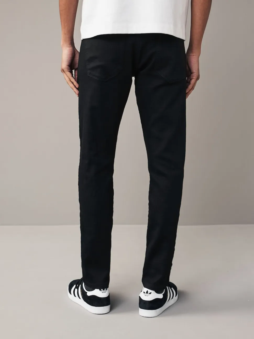 Black Skinny Fit Comfort Stretch Jeans