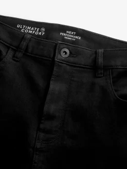 Black Skinny Fit Comfort Stretch Jeans