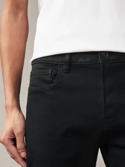 Black Skinny Fit Comfort Stretch Jeans