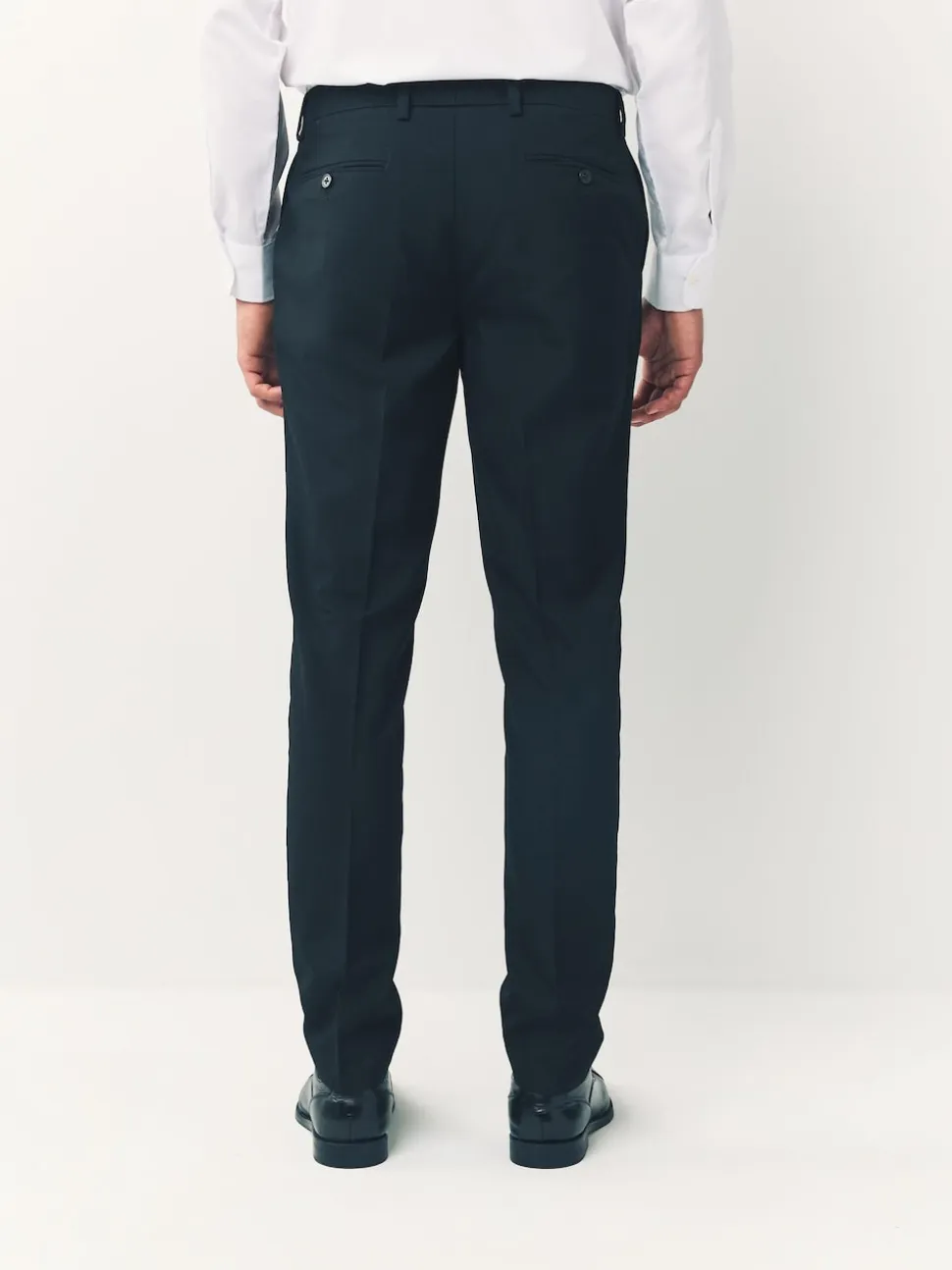 Black Skinny Fit Suit Trousers