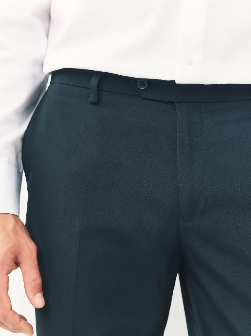 Black Skinny Fit Suit Trousers