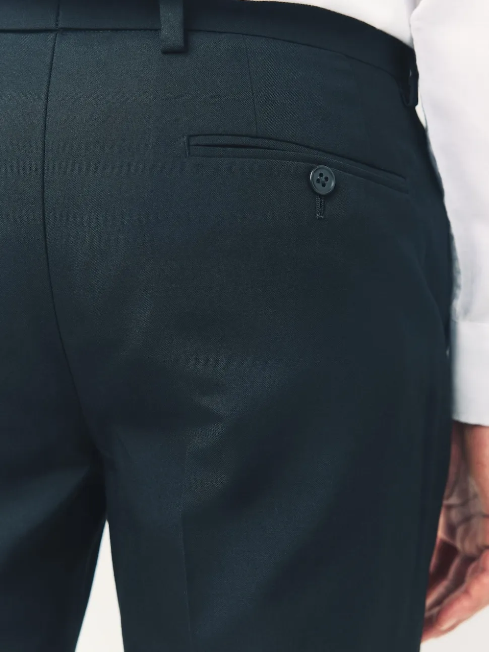 Black Skinny Fit Suit Trousers