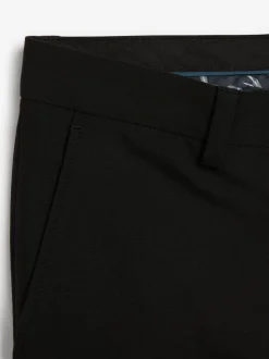 Black Skinny Fit Suit Trousers