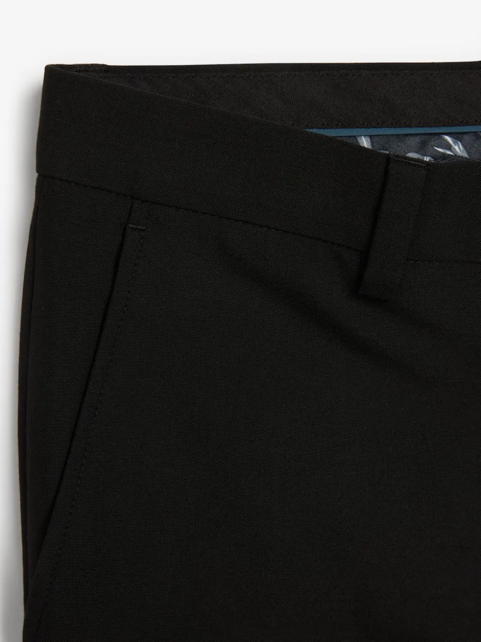 Black Skinny Fit Suit Trousers