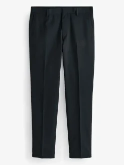 Black Skinny Fit Tuxedo Suit Trousers
