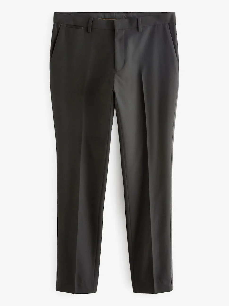 Black Skinny Fit Tuxedo Suit Trousers