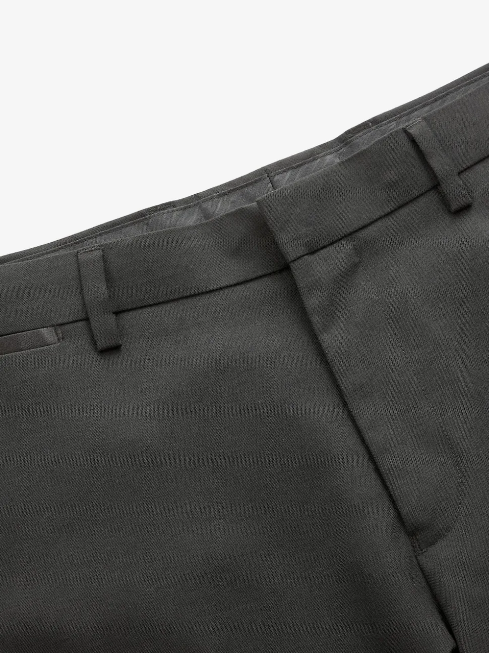Black Skinny Fit Tuxedo Suit Trousers