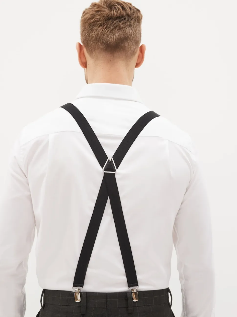 Black Slim Braces