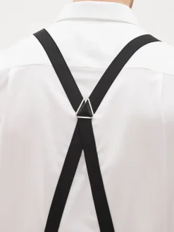 Black Slim Braces