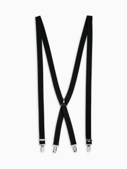 Black Slim Braces