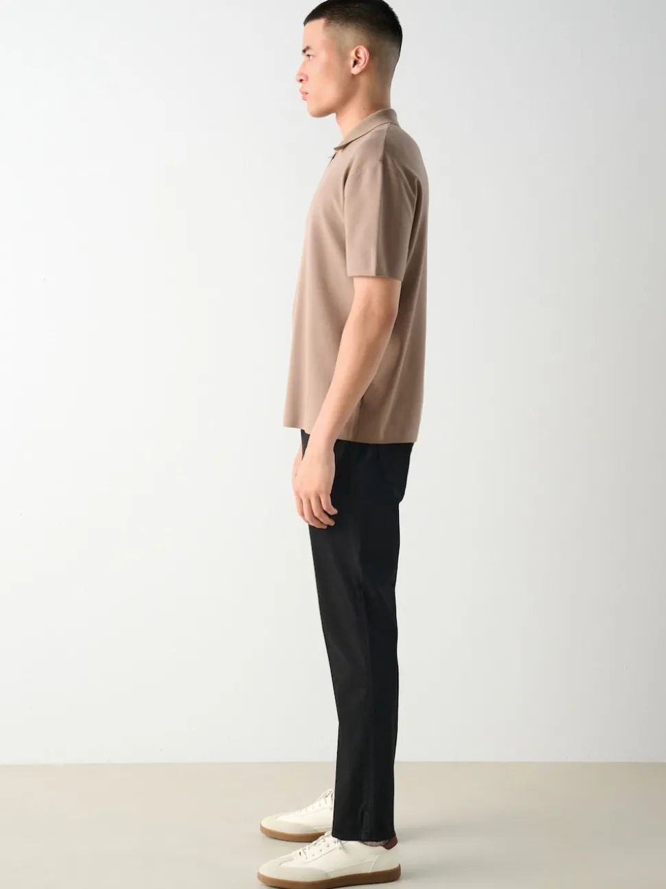 Black Slim Fit 5 Pocket Soft Touch Trousers
