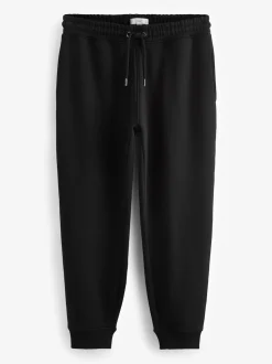 Black Slim Fit Brushback Heavyweight 2 Pack Joggers